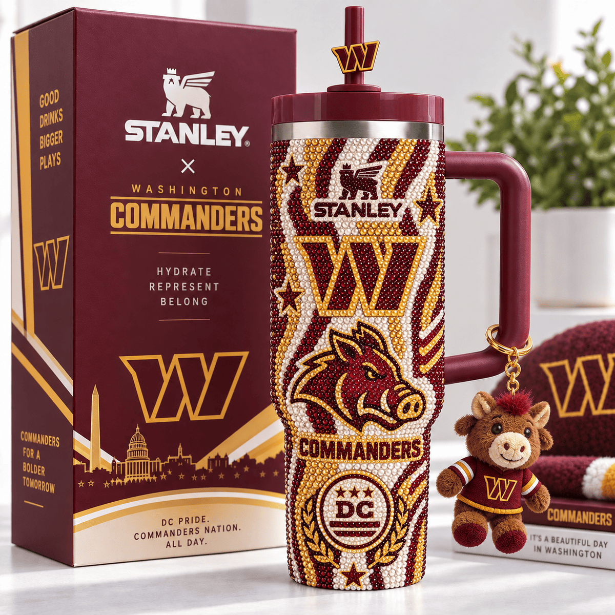 WCD 40oz Tumbler With Handle TTNL