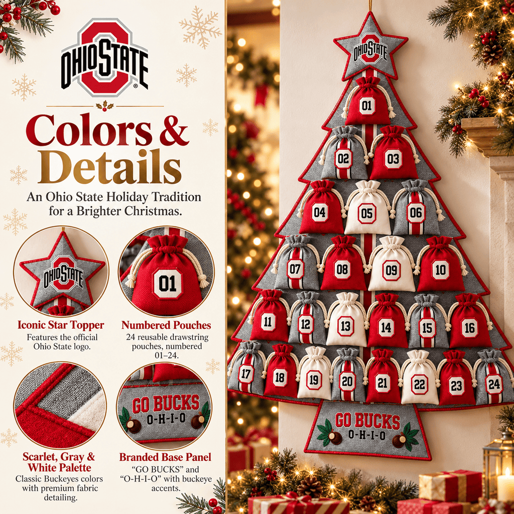 Premium OSB Christmas Tree Countdown Calendar TNSM