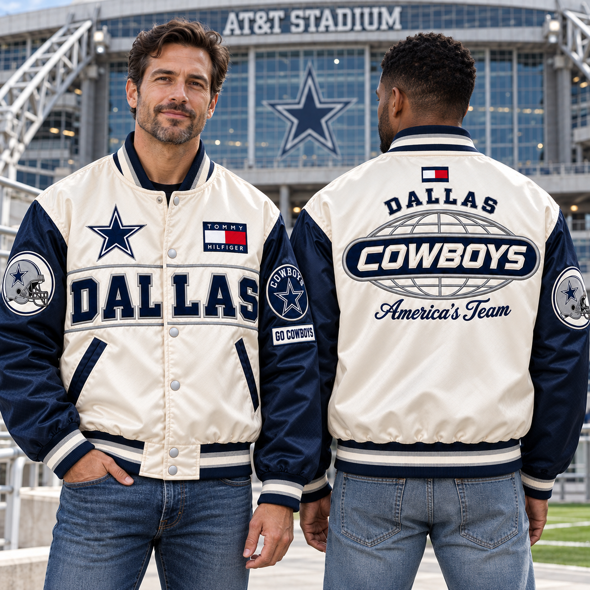 DLCB Satin Boxy Varsity Jacket NTKO