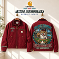 Arizona Diamondbacks Embroidered Detroit Jacket